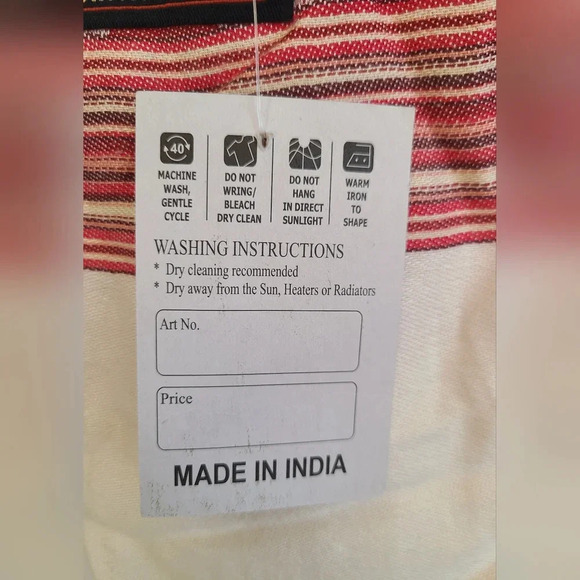 100% Cashmere Pashmina Brand Scarf Shawl Purple 80x28" Pink New - Picture 5 of 5